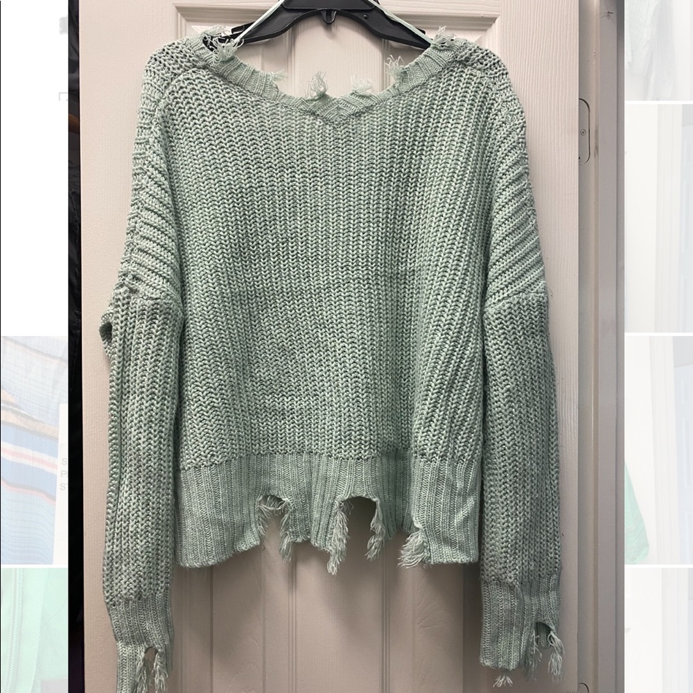 Distressed Sweater - Picture 2 of 2